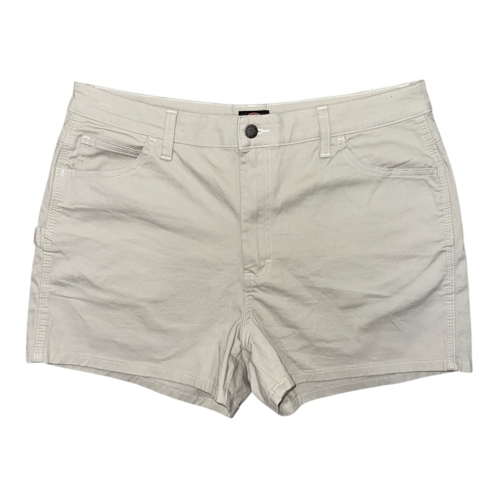 Dickies Cream Cargo Shorts Lightweight Summer Essential